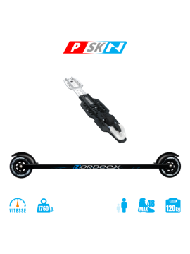 Ski-Roues Nordeex - Perform Slow Skating 650 Black Avec Fixations