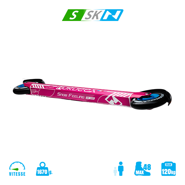 Ski-Roues Nordeex - Snow Feeling Skating 610 Blue / Rose