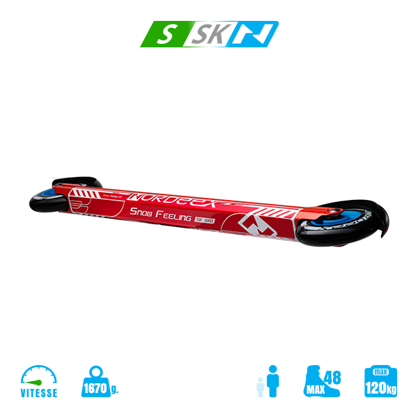 Ski-Roues Nordeex - Snow Feeling Skating 610 Blue / Rouge