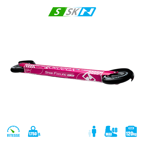 Ski-Roues Nordeex - Snow Feeling Skating 610 Grey / Rose
