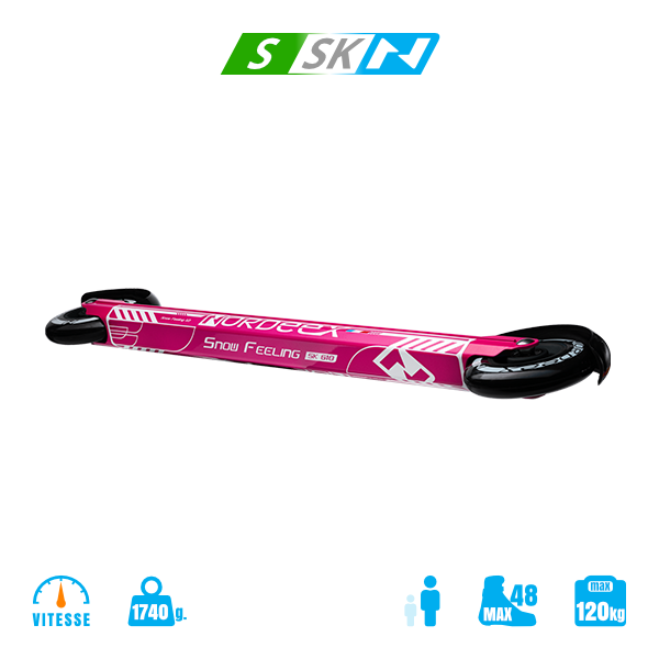 Ski-Roues Nordeex - Snow Feeling Skating 610 Black / Rose