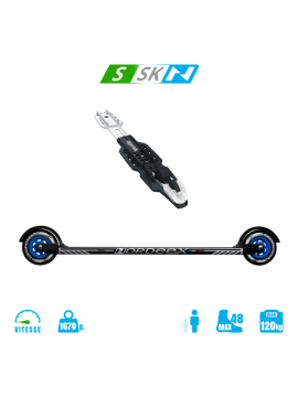 Ski-Roues Nordeex - Snow Feeling Skating 610 Blue Avec Fixations