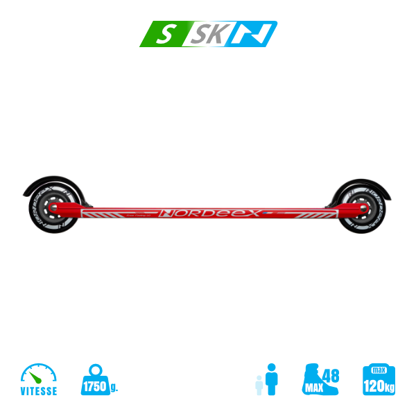 Ski-Roues Nordeex - Snow Feeling Skating 610 Grey / Rouge
