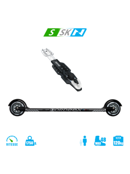 Ski-Roues Nordeex - Snow Feeling Skating 610 Grey Avec Fixations