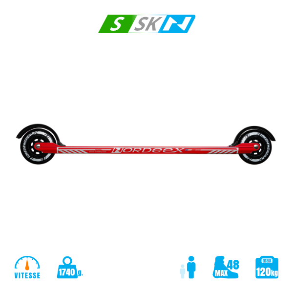 Ski-Roues Nordeex - Snow Feeling Skating 610 Black / Rouge
