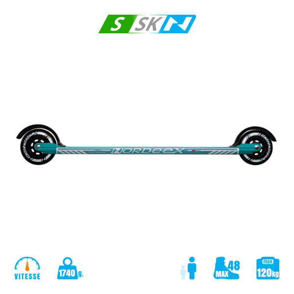 Ski-Roues Nordeex - Snow Feeling Skating 610 Black / Turquoise Ski-Roues Nordeex - Snow Feeling Skating 610 Black / Turquoise