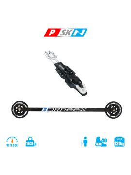 Ski-Roues Nordeex - Perform Slow Skating 530 Black Avec Fixations