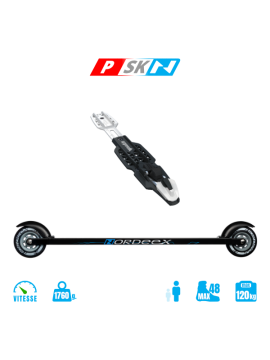 Ski-Roues Nordeex - Perform Slow Skating 650 Grey Avec Fixations
